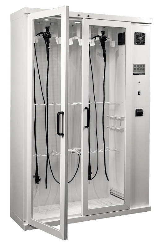 Шкаф для сушки и хранения гибких эндоскопов Эндокаб - 8А